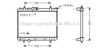 AVA QUALITY COOLING PE2190 Radiator, engine cooling